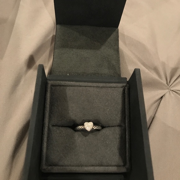 David Yurman Heart Petite Pave collection ring - Picture 4 of 4